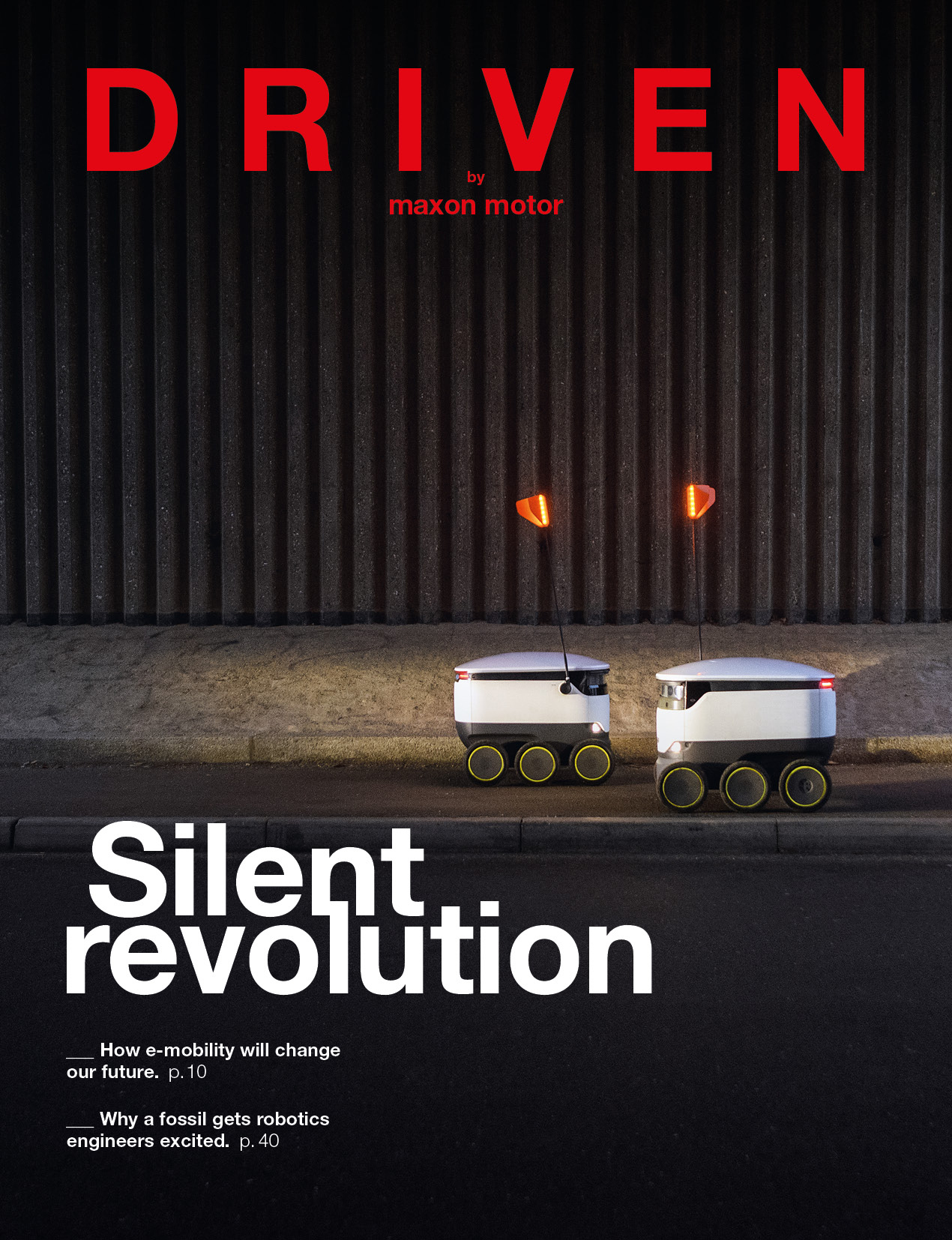 Fifty years ago, who would have thought that a family could go on a holiday trip in their car without burning a drop of gasoline? Or that even untrained cyclists could tour the mountains? Or that pulling weeds could be a task for robots, not people? These are only three of many examples that show the influence of electric drive systems on our daily lives and our mobility